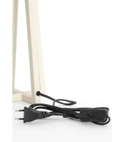 Hot Lampvoet Miley - Wit - 11,5x11,5x31cm Tafellampen