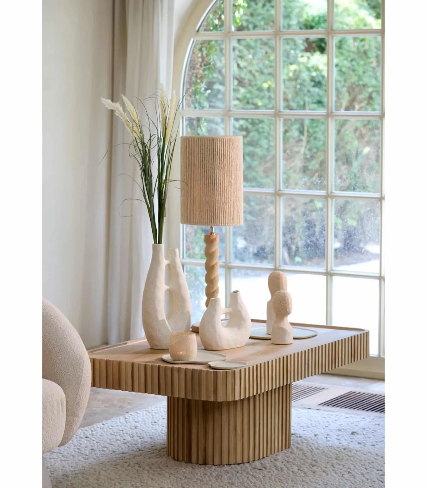 Light & Living Lampvoet Nanno - Bruin - Ø15cm