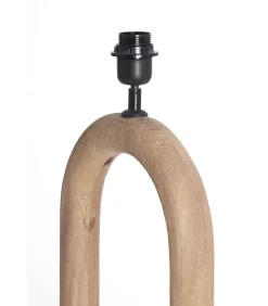 Discount Lampvoet Paceco - Bruin - 30x12x59cm Tafellampen