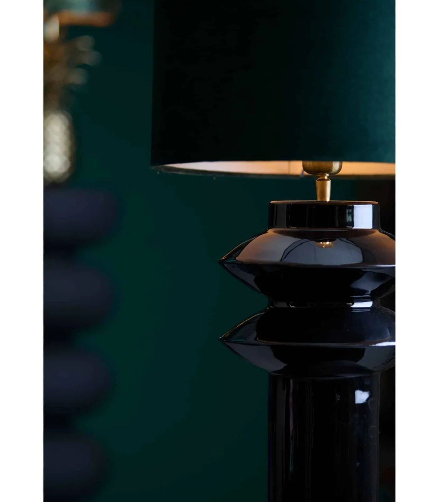 Light & Living Lampvoet Petch - Zwart - Ø22cm