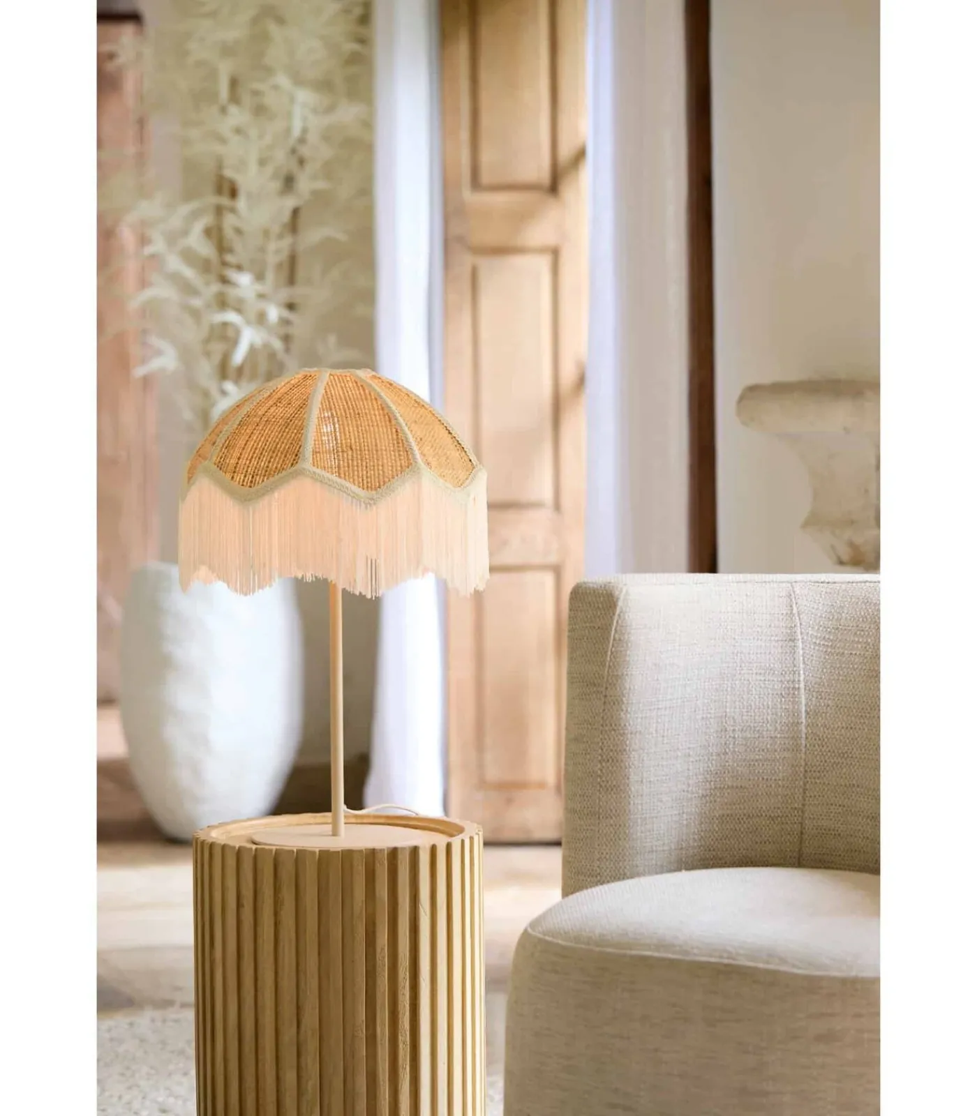 Lampvoet Renato - Bruin - Ø20cm Tafellampen