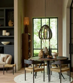 Light & Living Lampvoet Takabe - Bruin - Ø21cm