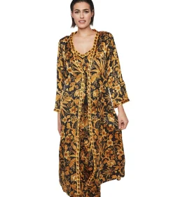 DAMES SELMARK Lang negligé P117 ACANTHUS