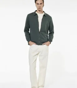 Online Lang vest met lange mouwen Heren Truien & Cardigans