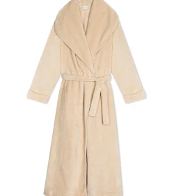 Discount Lange badjas met overslag van flanellen badstof ESSENTIEL 169 DAMES Loungewear