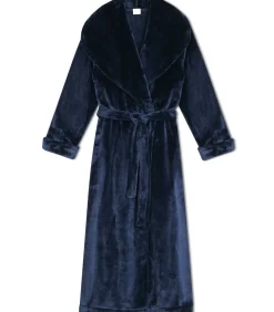 Discount Lange badjas met overslag van flanellen badstof ESSENTIEL 169 DAMES Loungewear