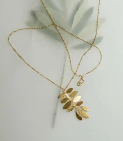 Best Lange gouden Silvela hanger ketting DAMES Halskettingen