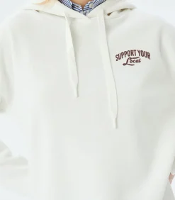 DAMES Koton Lange Hoodie met Print en Capuchon