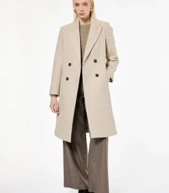 DAMES Koton Lange Kaasjas Met Knoopsluiting En Zakdetails