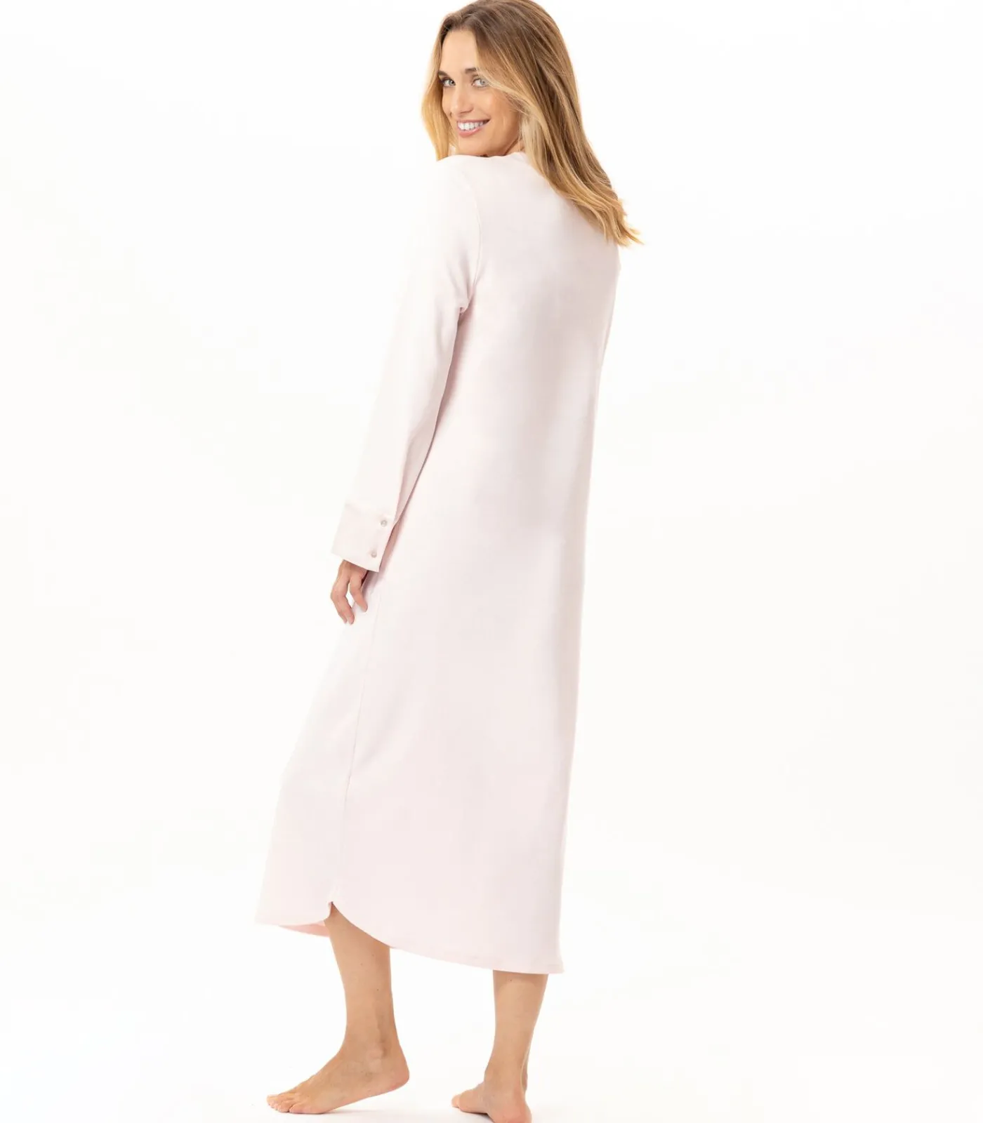 DAMES LE CHAT Lange katoenen nachthemd ANDY 111