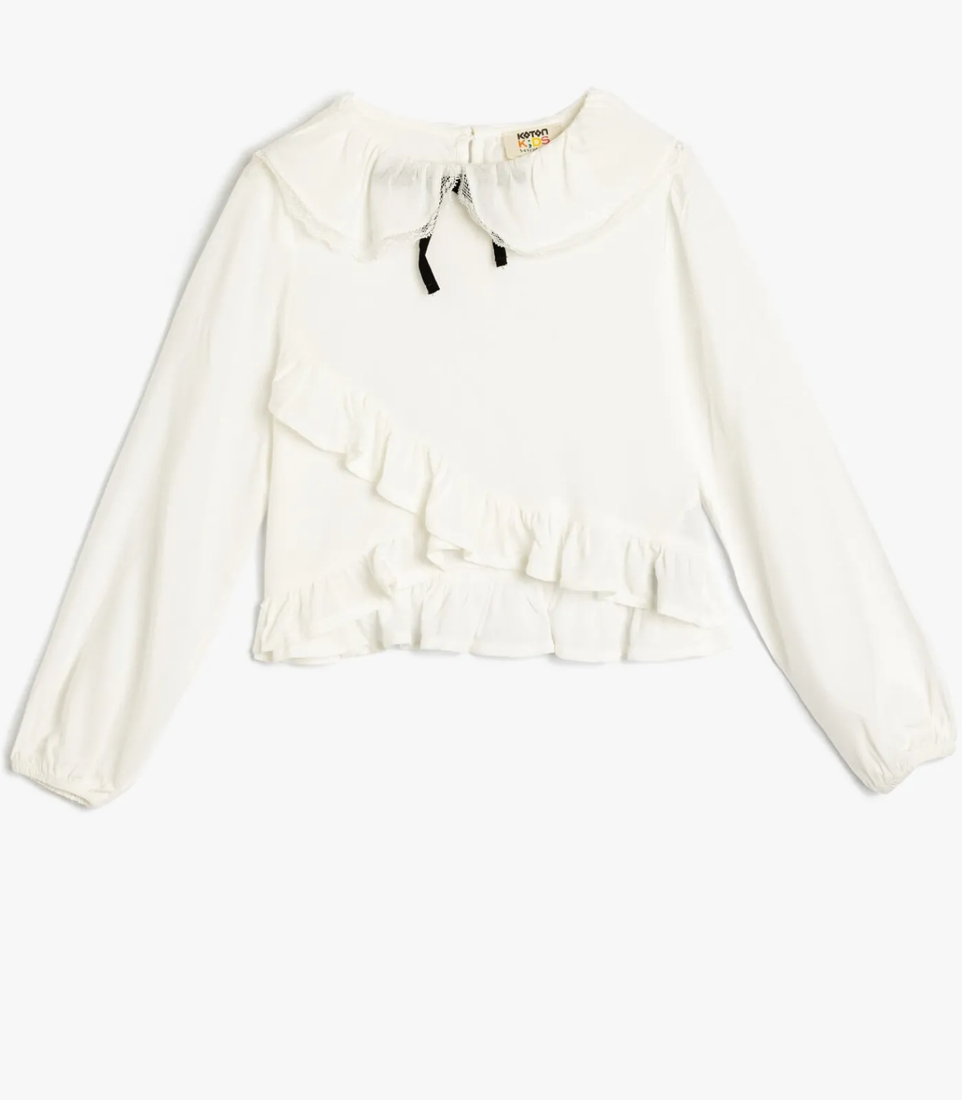 Kinderen Koton Lange mouw Babykraag Blouse