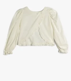 Kinderen Koton Lange mouw Rechte kraag Blouse