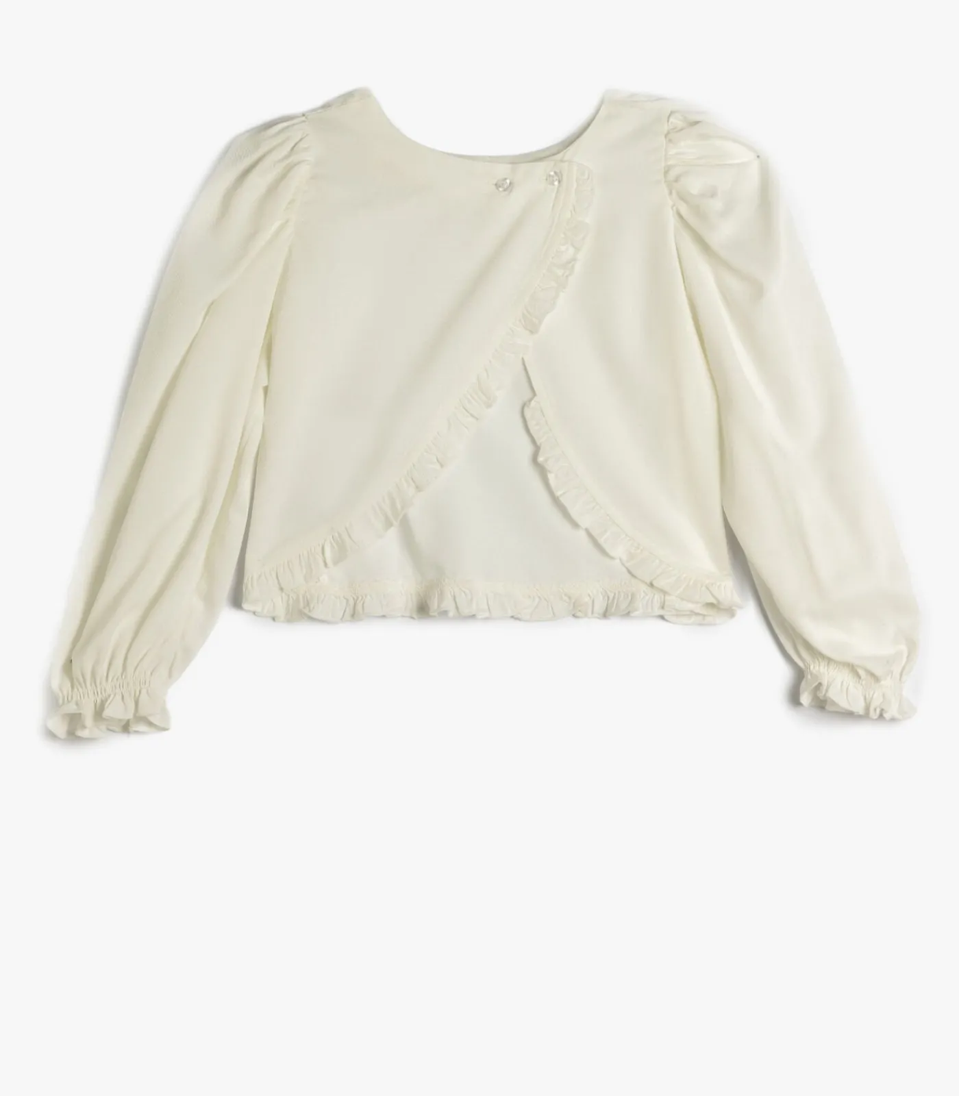 Kinderen Koton Lange mouw Rechte kraag Blouse