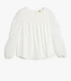 Kinderen Koton Lange mouw Ronde kraag Blouse
