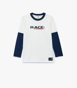 Kinderen Koton Lange Mouwen T-shirt Ronde Hals Katoen Bedrukt