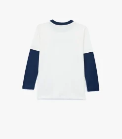 Kinderen Koton Lange Mouwen T-shirt Ronde Hals Katoen Bedrukt