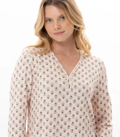 Online Lange nachthemd van modal katoen TEA TIME 111 DAMES Nachtmode