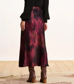 DAMES La Fée Maraboutée Lange rode rok met print