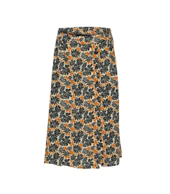 Discount Lange rok met knop- en bloemenpatronen Kinderen Rokken