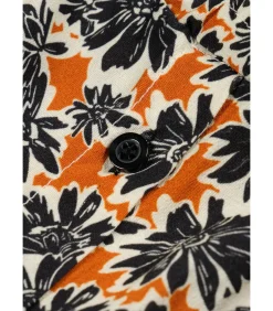 Discount Lange rok met knop- en bloemenpatronen Kinderen Rokken