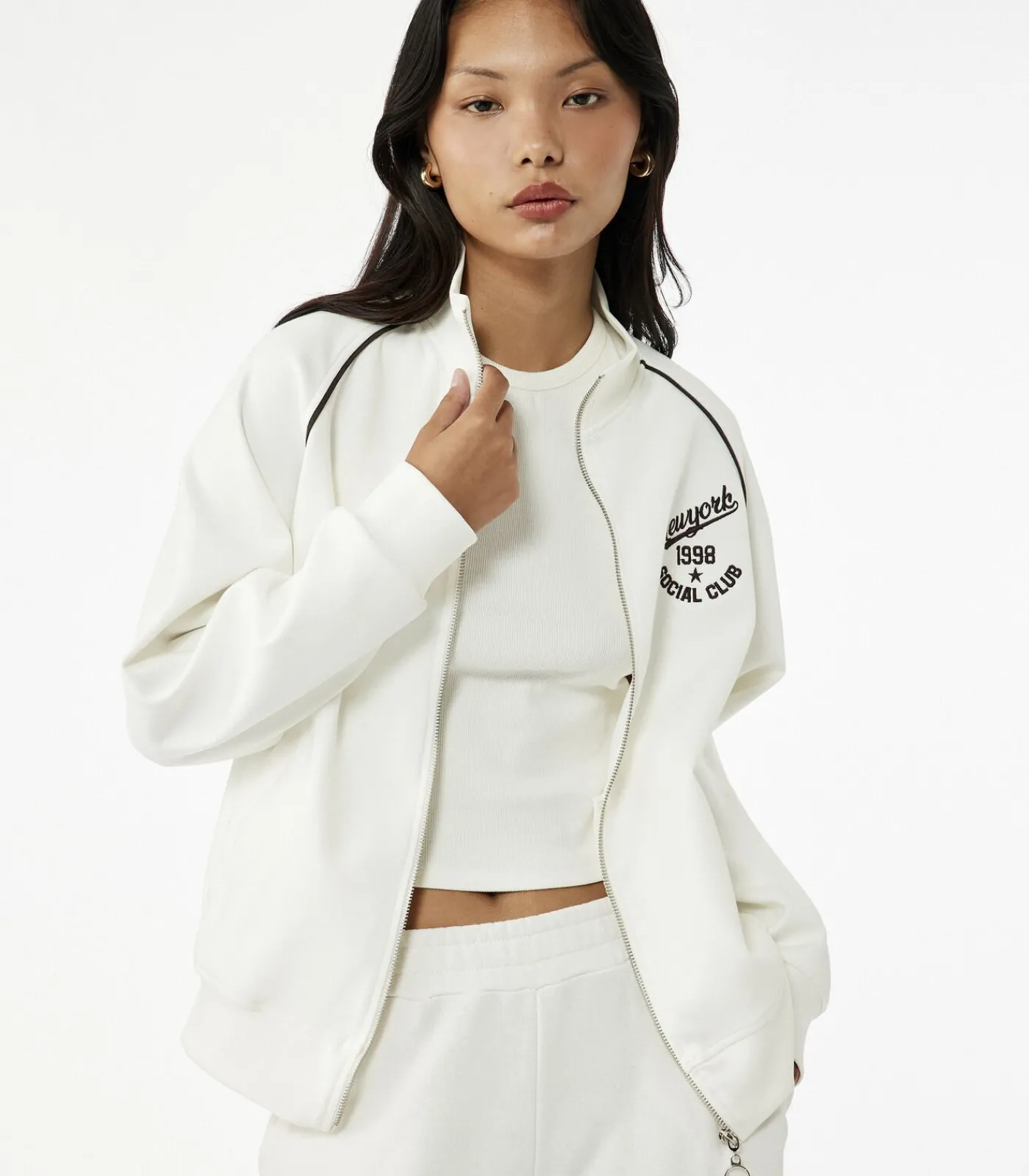 New Lange Sweatshirt Elastische Band DAMES Truien & Cardigans