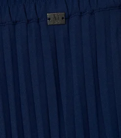 DAMES Mart Visser Lara Plisse Rok Navy