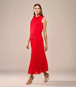 DAMES Mart Visser Lara Plisse Rok Rood