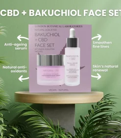 London Botanical laboratories LBL- CBD + Bakuchiol gezichtsset (serum + vochtinbrengende crème)