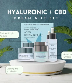 London Botanical laboratories LBL- Hyaluronic + CBD Dream Gift Set (serum + vochtinbrengende crème + oog)