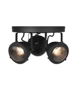 Outlet Led Spot Moto 3-Lichts 30x30x16 cm Muurverlichting