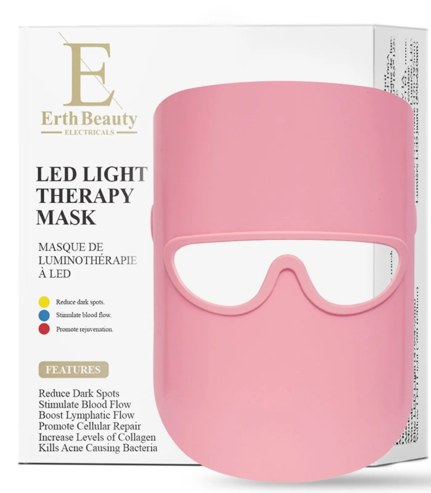 Erth Skin London LED-LICHT THERAPIE GLOW & RENEW MASKER