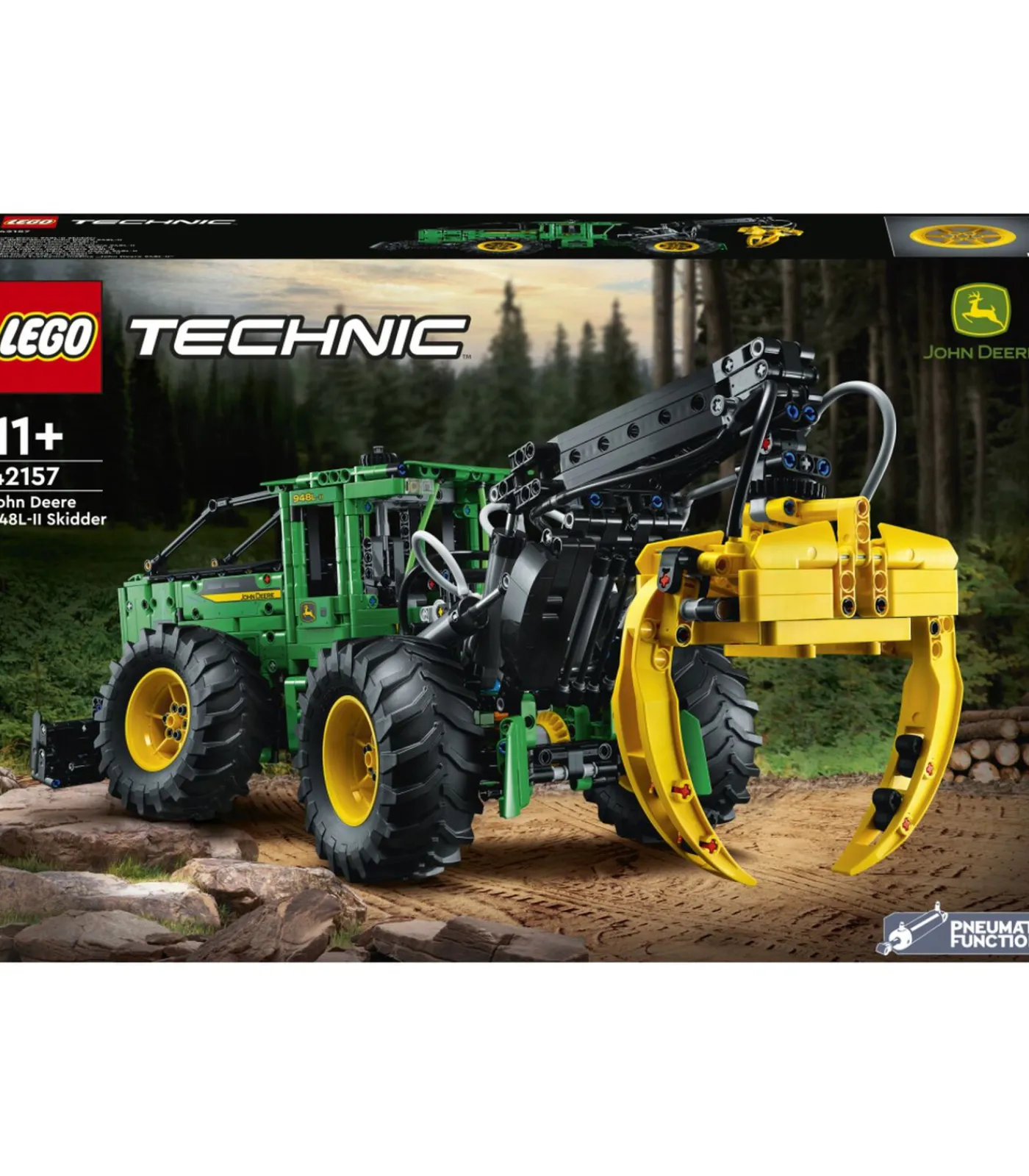 Kinderen LEGO 42157 Technic John Deere 948L Houttransport
