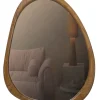 Sale Leif Spiegel - Hout - Naturel - 48x44x2 Spiegels