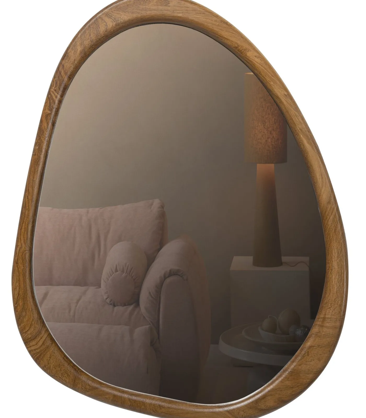 Sale Leif Spiegel - Hout - Naturel - 48x44x2 Spiegels