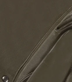 Clearance Leren dameshandschoenen met zijden voering Olive DAMES Handschoenen