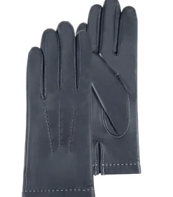 DAMES ISOTONER Leren dameshandschoenen 3-stick Denim