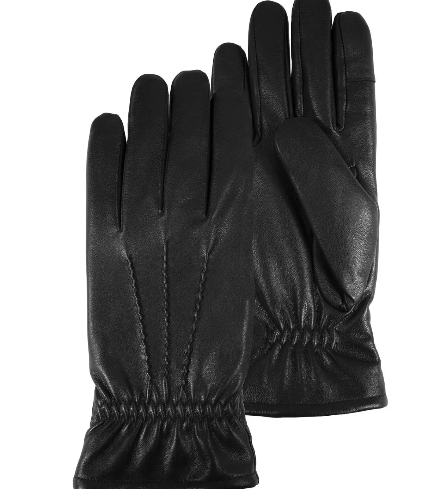 Clearance Leren handschoenen voor heren Zwart Heren Handschoenen