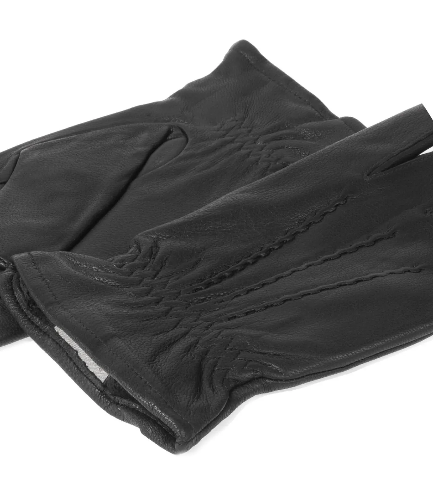 Clearance Leren handschoenen voor heren Zwart Heren Handschoenen