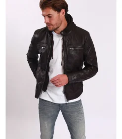 Outlet Leren Jas BERNEZ Heren Jassen