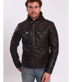 Outlet Leren Jas BERNEZ Heren Jassen