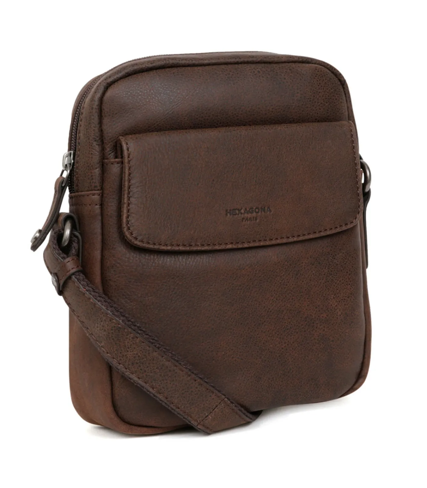 Heren HEXAGONA Leren Tas Instinct