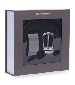 Outlet Leren Twee Coffret Heren Riemen