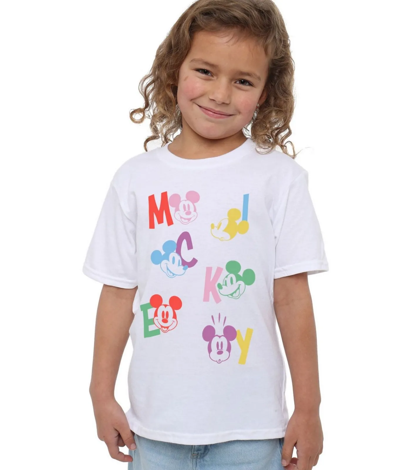 Hot LETTER - T-shirt - Wit Kinderen Tops