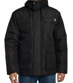 Outlet Liam Cargo Pockets Gewatteerde Jas Heren Jassen