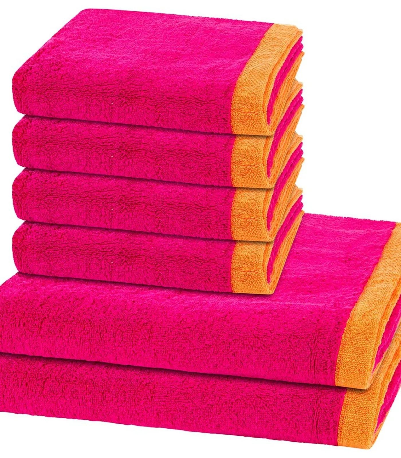 New Lifestyle Splash 6-delige handdoekenset Badset