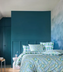 Scion Living LILLY Bleu - Kussensloop Perkaal katoen