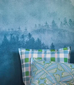 Scion Living LILLY Bleu - Kussensloop Perkaal katoen