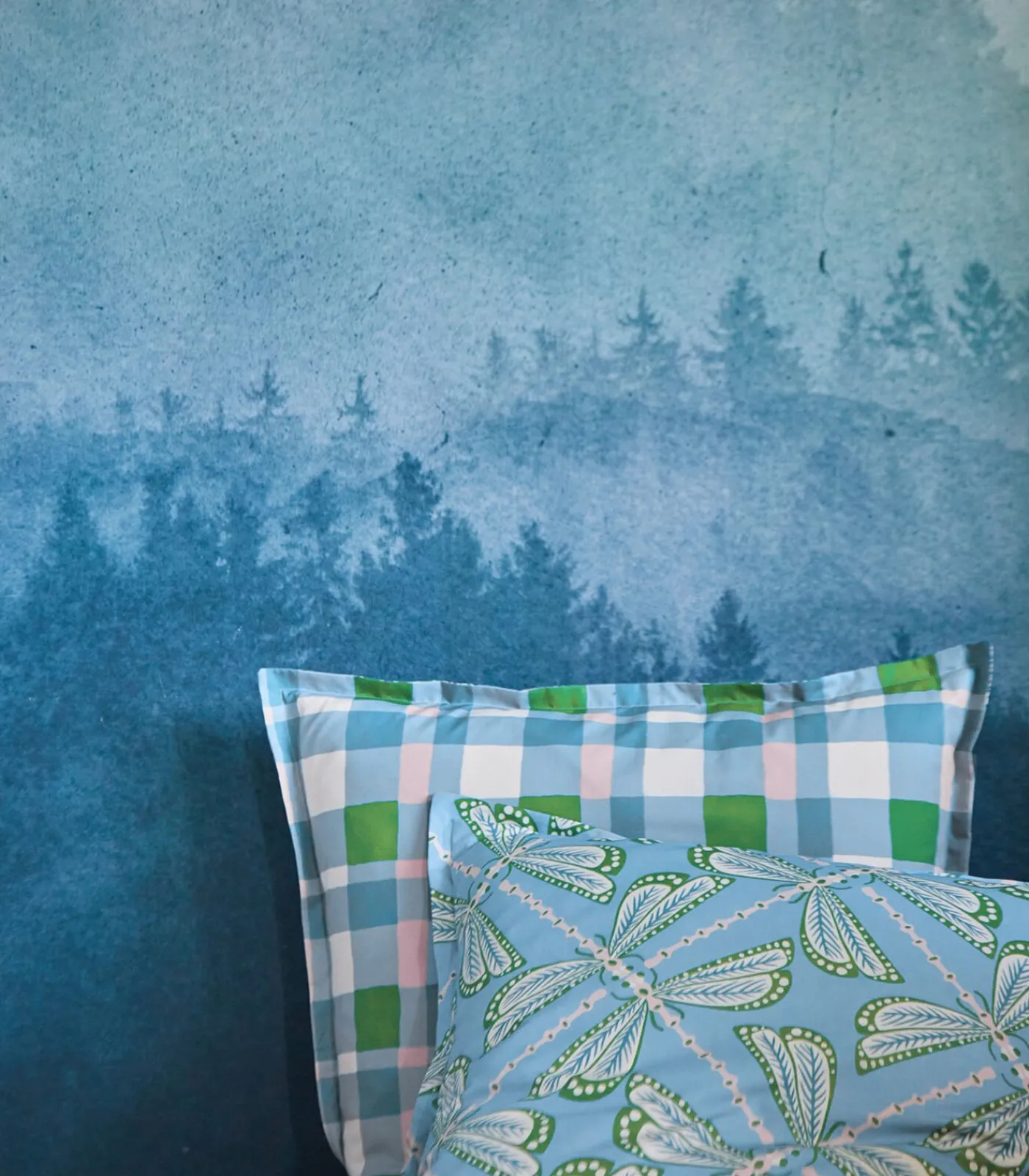 Scion Living LILLY Bleu - Kussensloop Perkaal katoen