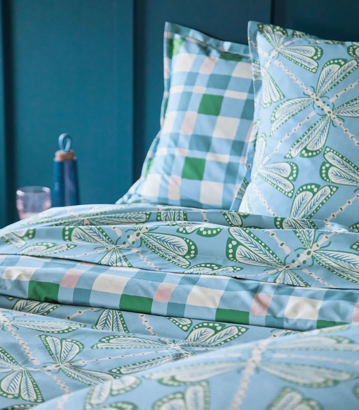 Scion Living LILLY Bleu - Kussensloop Perkaal katoen