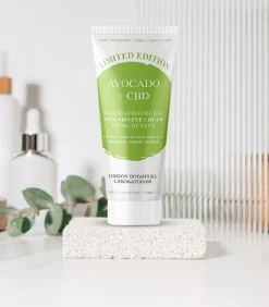 London Botanical laboratories Limited Edition Avocado + CBD 8-Uur Voedende Oogcrème 20ml